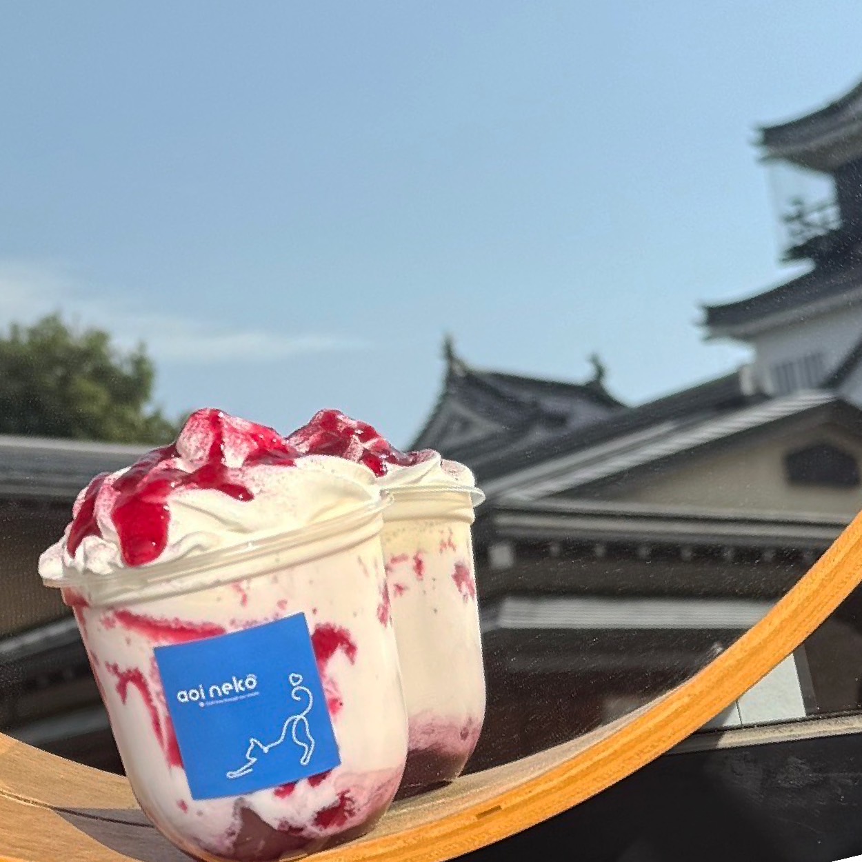 【藤まつり限定】わらび餅ドリンク販売中‼